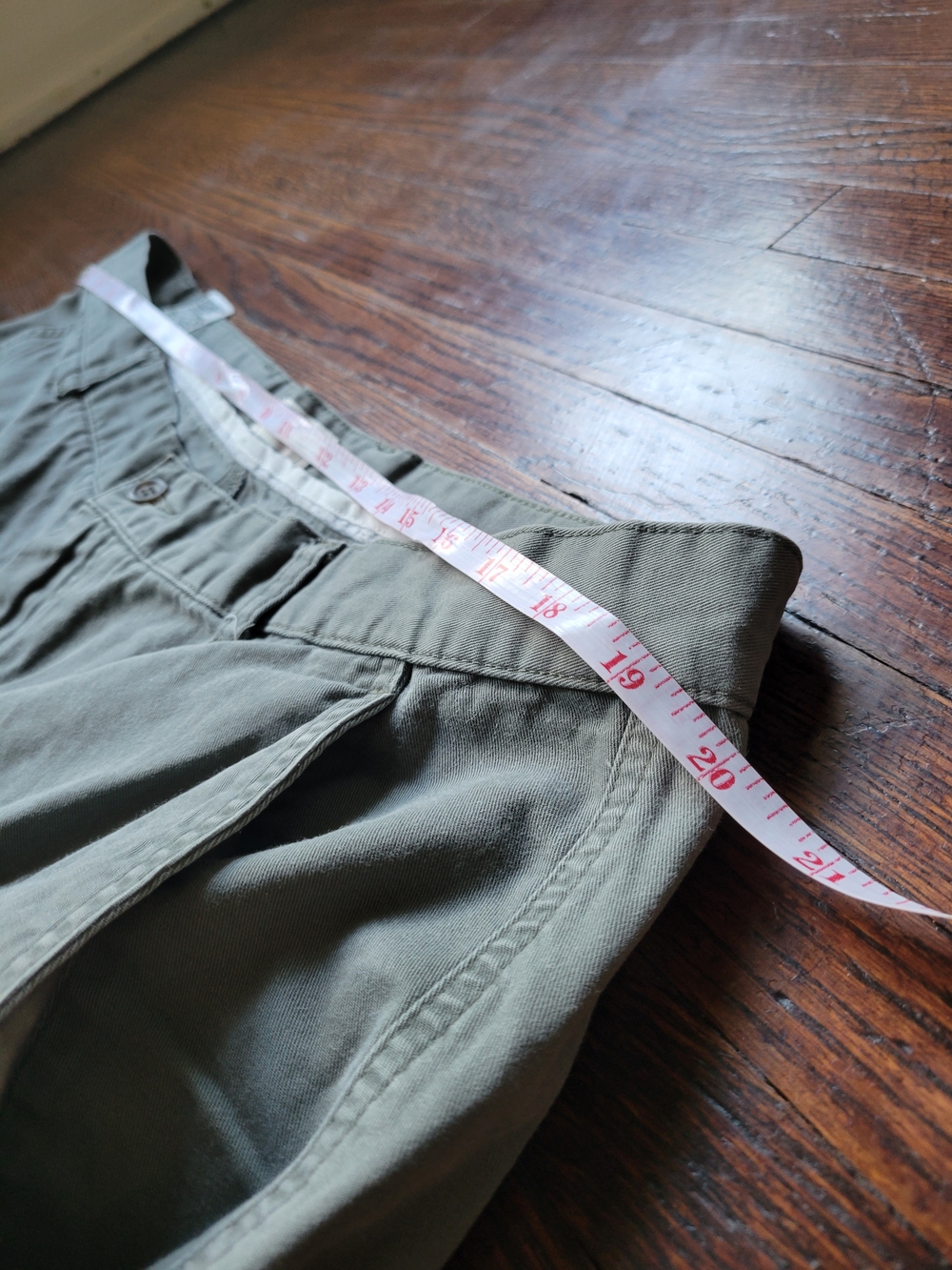 Dockers Front Flat Relaxed Fit Cargo Shorts Mens 40 Green Khaki Casual, Workwear - Picture 10 of 15